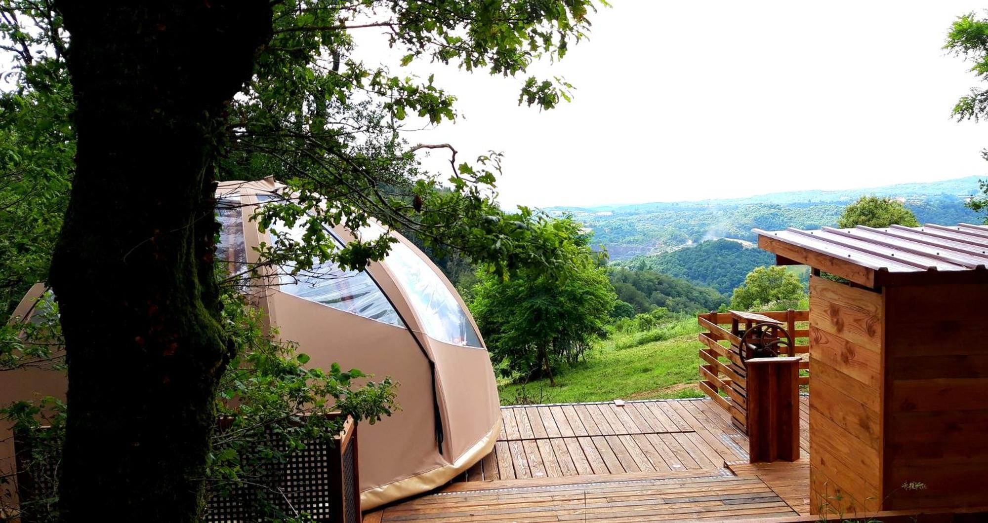 Le Mobil'Dome A Marie Otel Cambounes Dış mekan fotoğraf
